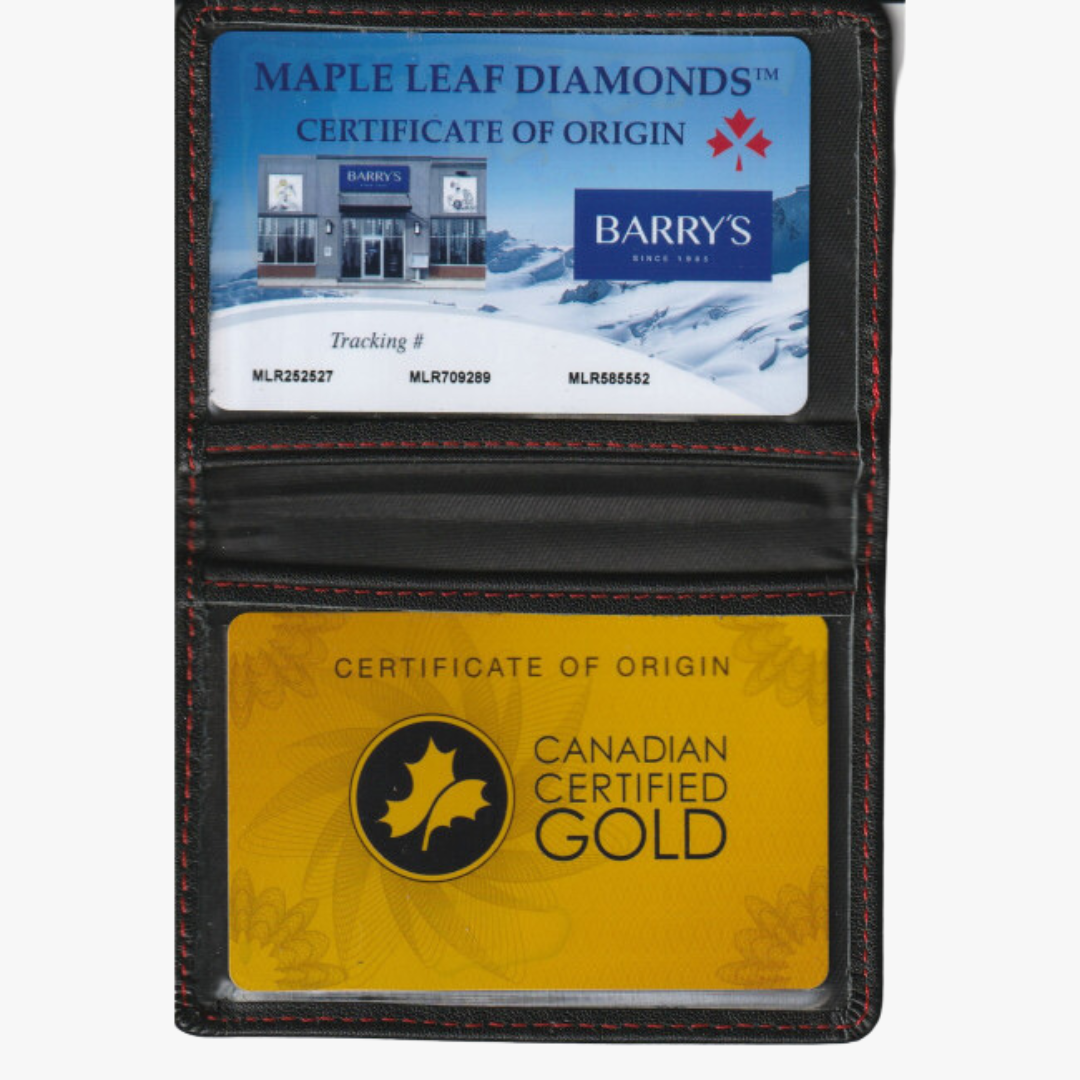 Barrys Juwelier - Zertifikat von Maple Leaf Diamonds