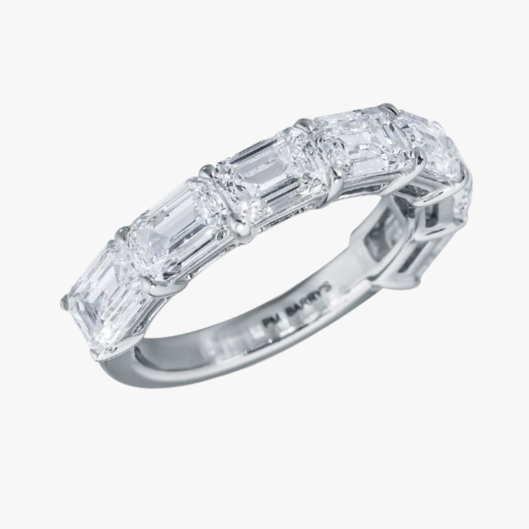 Lab-Grown Ring Emerald Cut