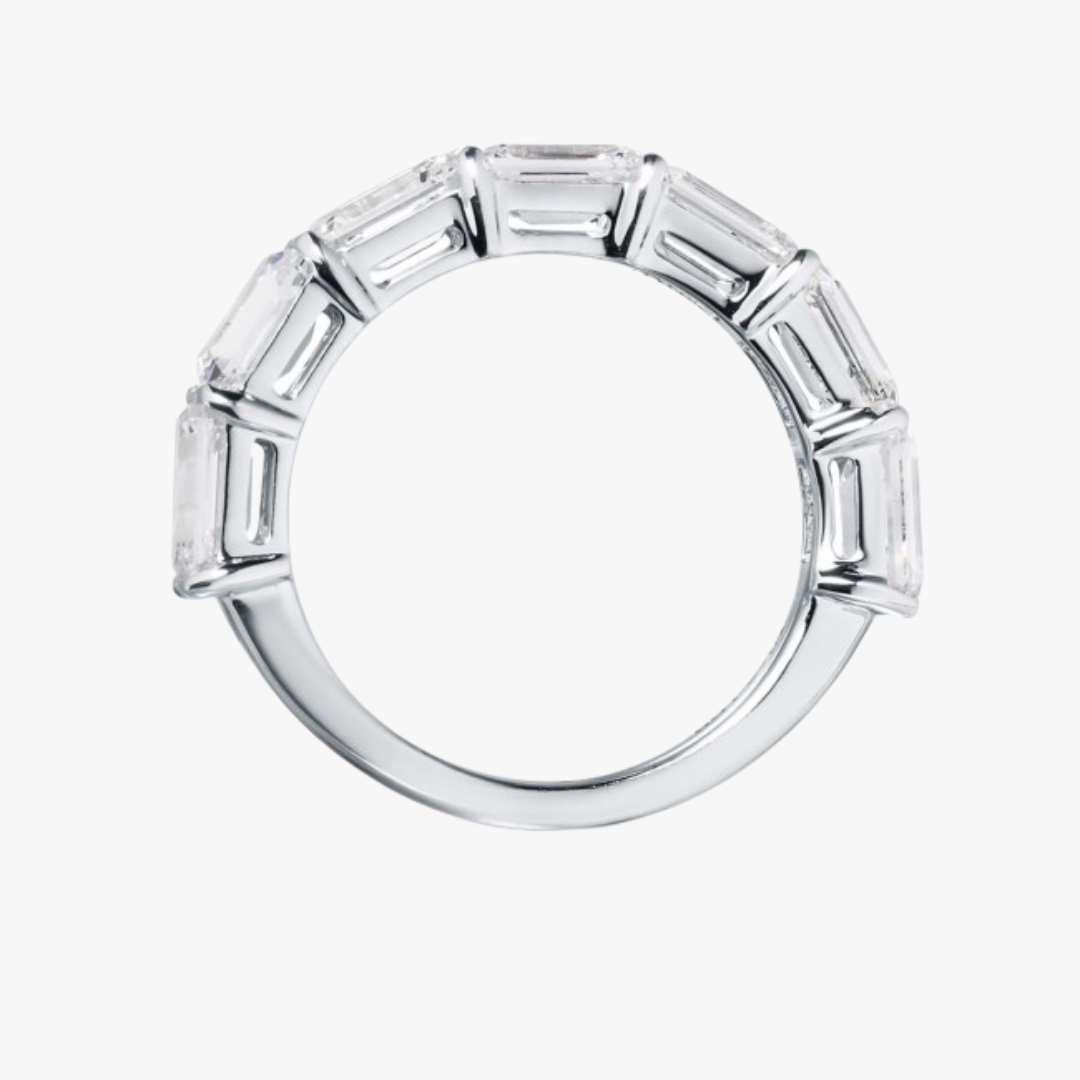 Lab-Grown Ring Emerald Cut