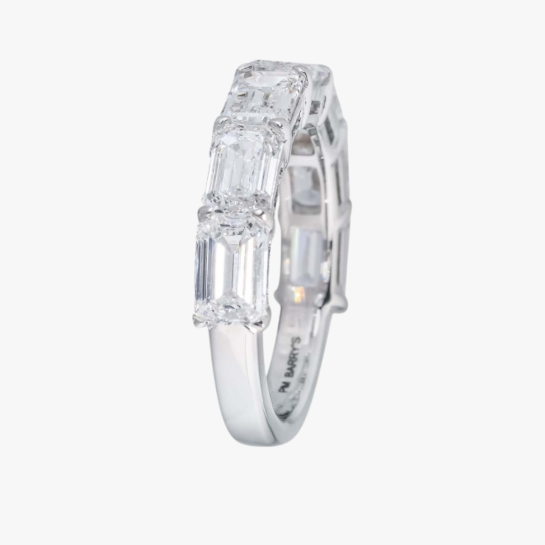 Lab-Grown Ring Emerald Cut