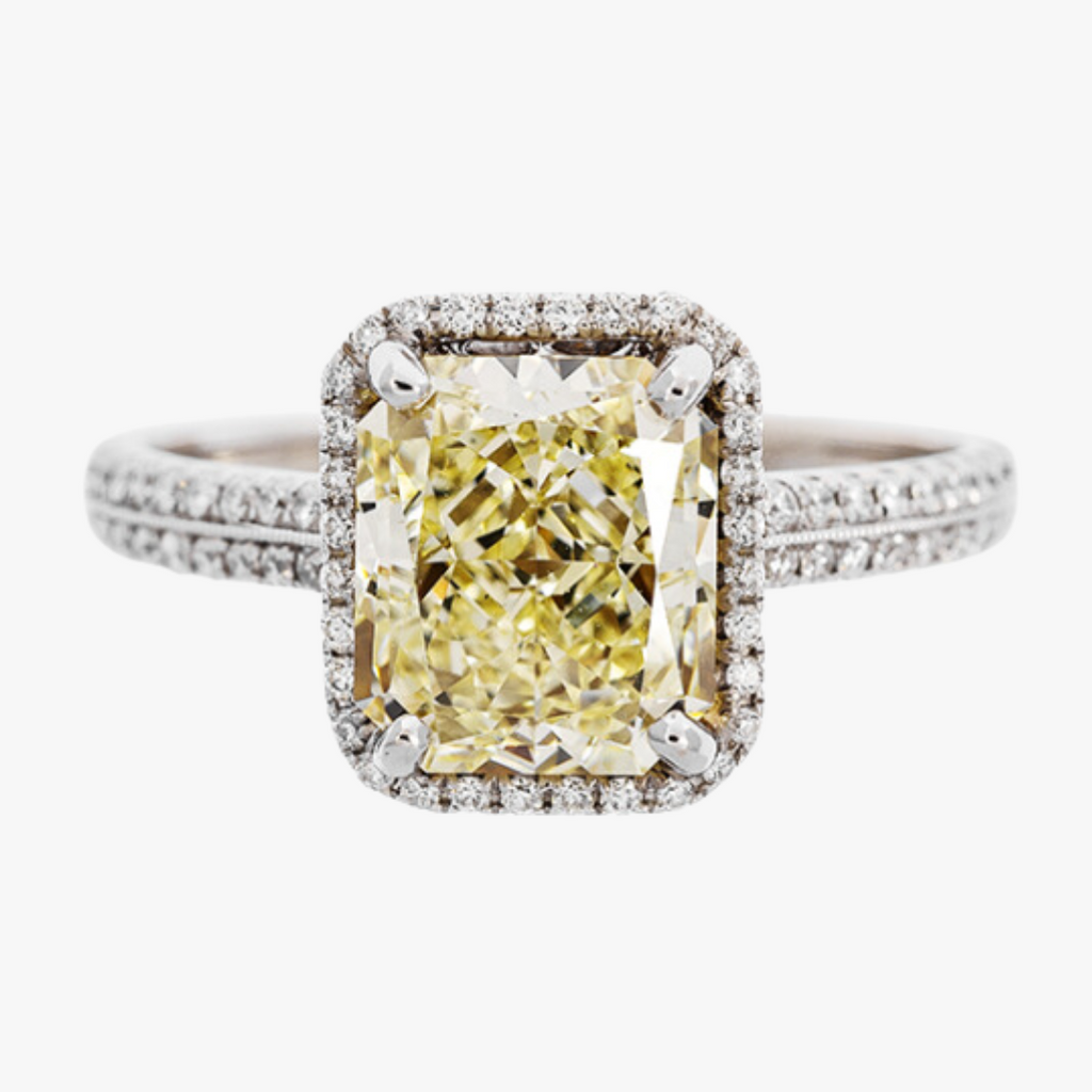 ⭐️ deals NEW ‼️‼️⭐️ 3.02 Ct. ⭐️ YELLOW DIAMOND ⭐️ RING