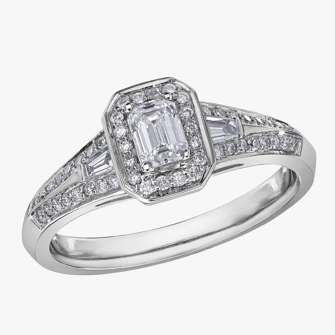 Vintage Inspired  Verlobungsring mit Diamant