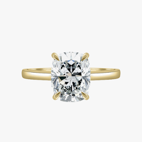 Engagement Ring Cushion Diamant