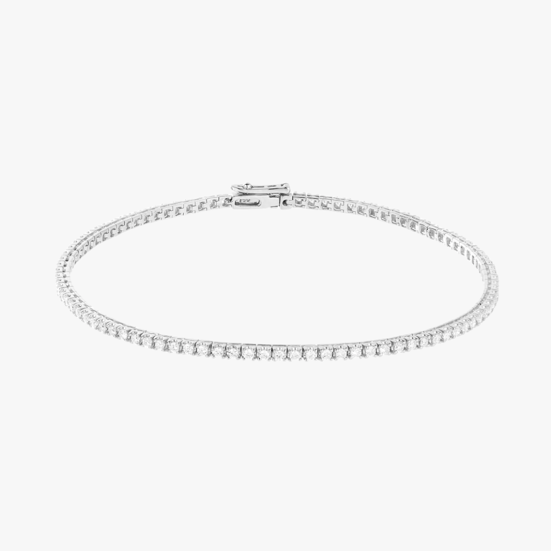 Tennis Bracelet WG Lab-grown