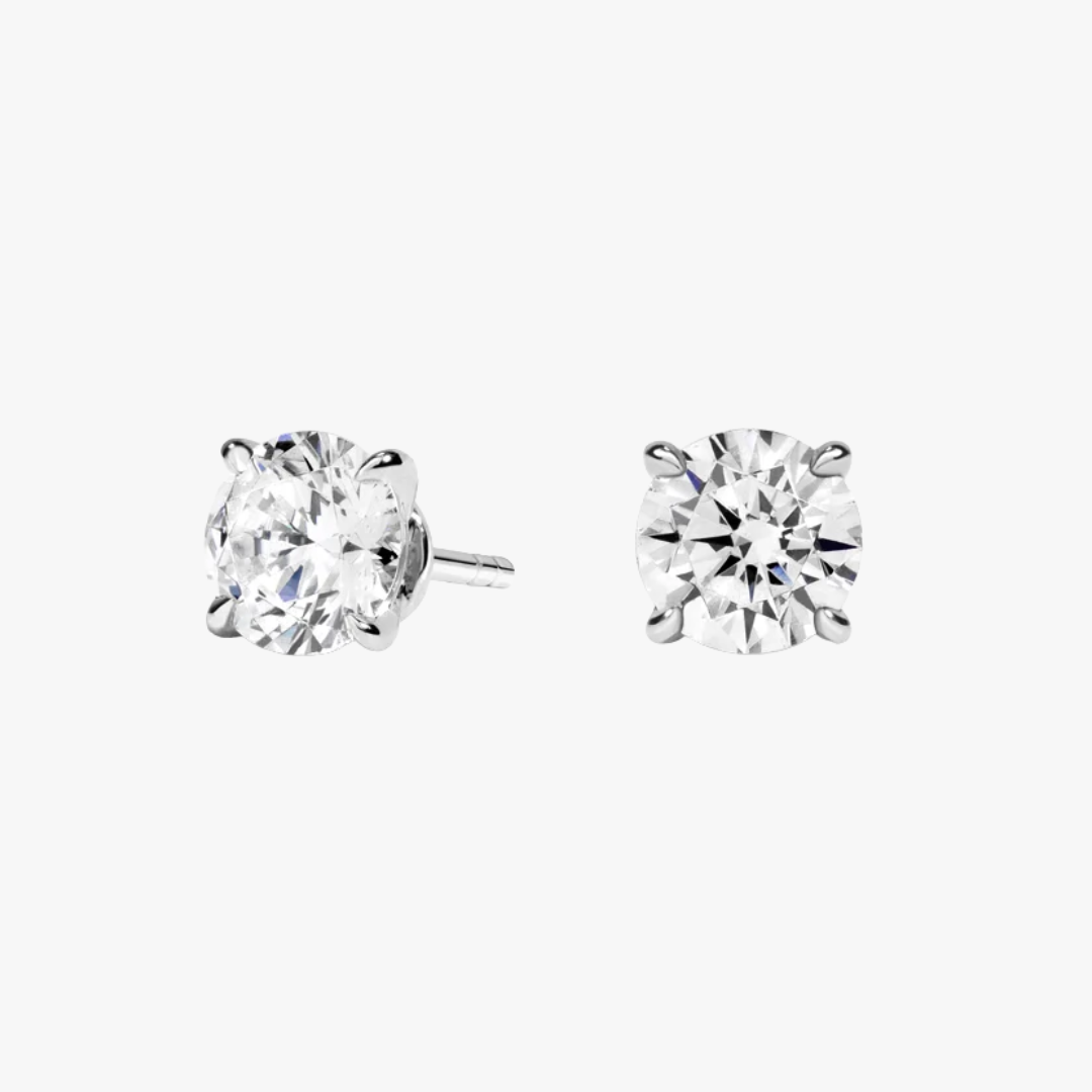 Diamant Ohrstecker in Weißgold