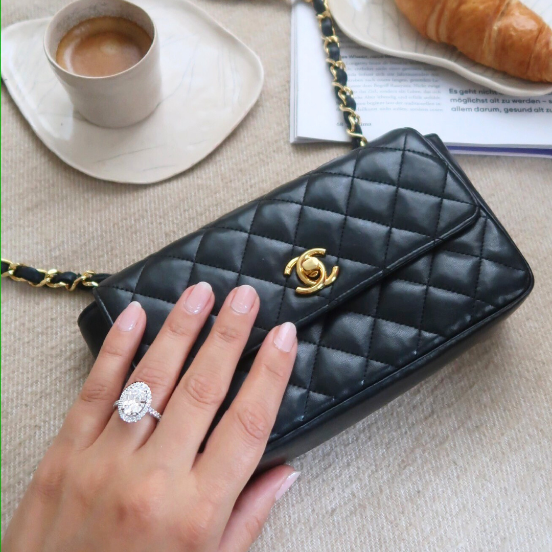 Chanel Mini Flap Bag aus Lammleder