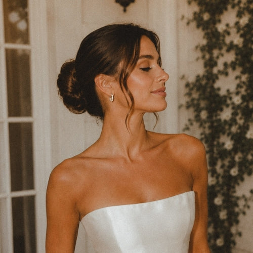 Diamant-Creolen Bride to be 