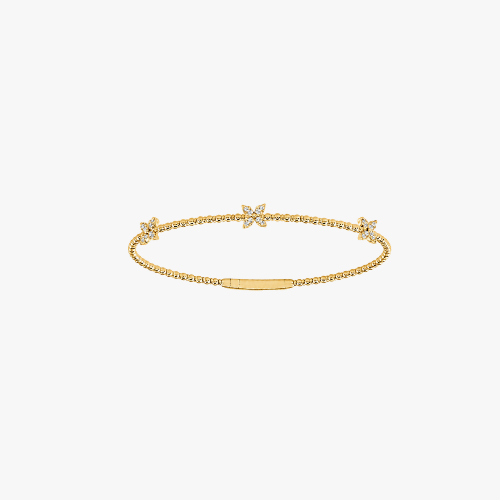 Diamant Armreif in Gelbgold