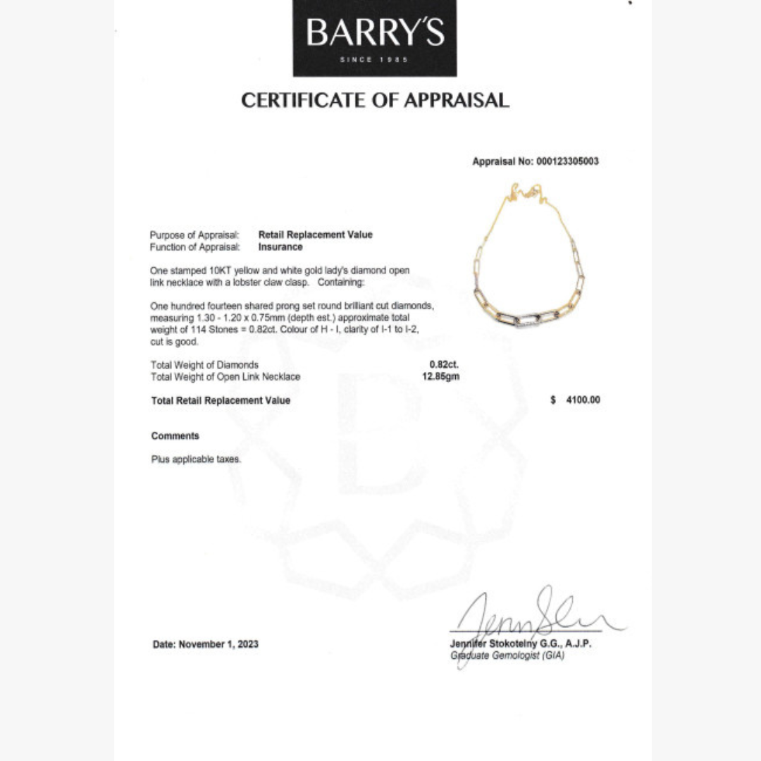 Glieder Armband Gelbgold mit Diamanten Zertifikat