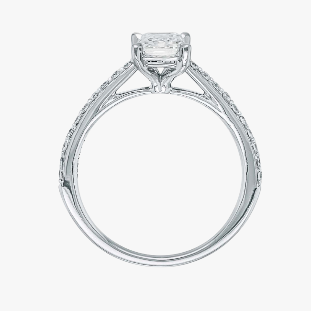 Lab-Grown Verlobungsring mit 1.01ct Diamant