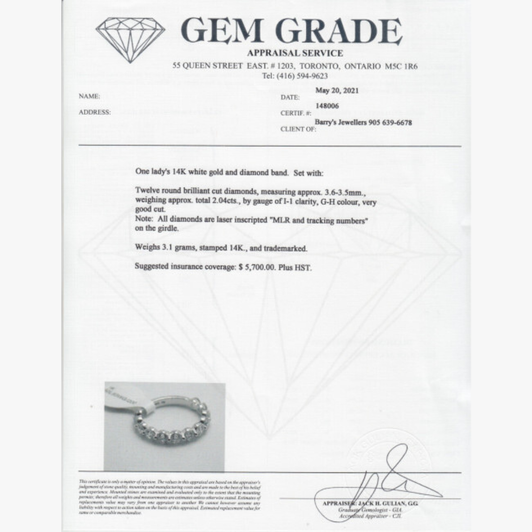 Barrys Juwelier Zertifikat für kanadische Diamanten