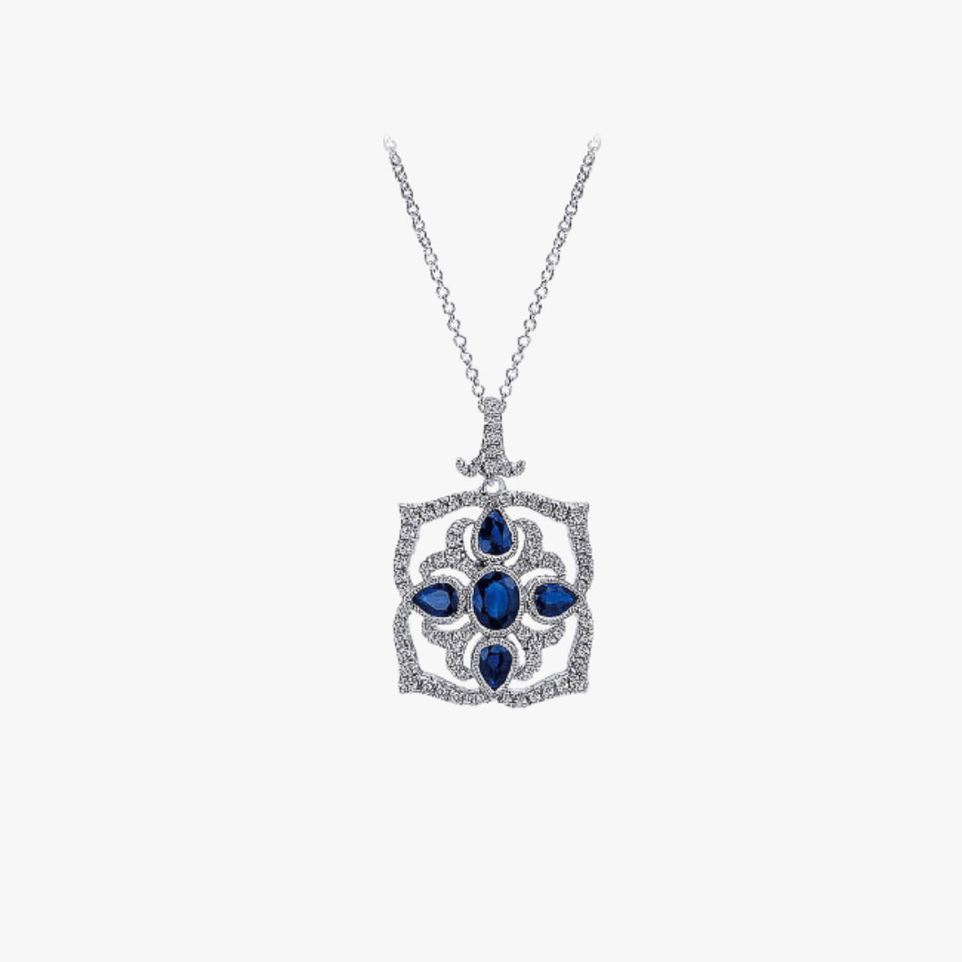 Barrys Juwelier - Maple Leaf Diamonds™ - Diamant & Shaphir Halskette