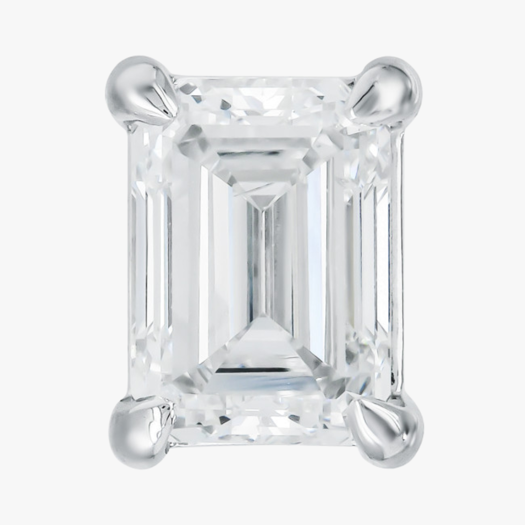 Lab-Grown Ohrringe Emerald Cut