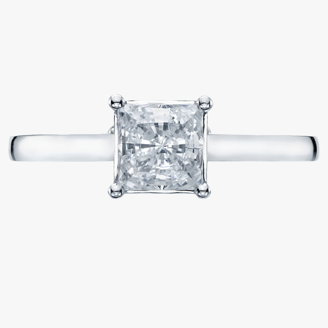 18kt Weißgold Tacori Verlobungsring