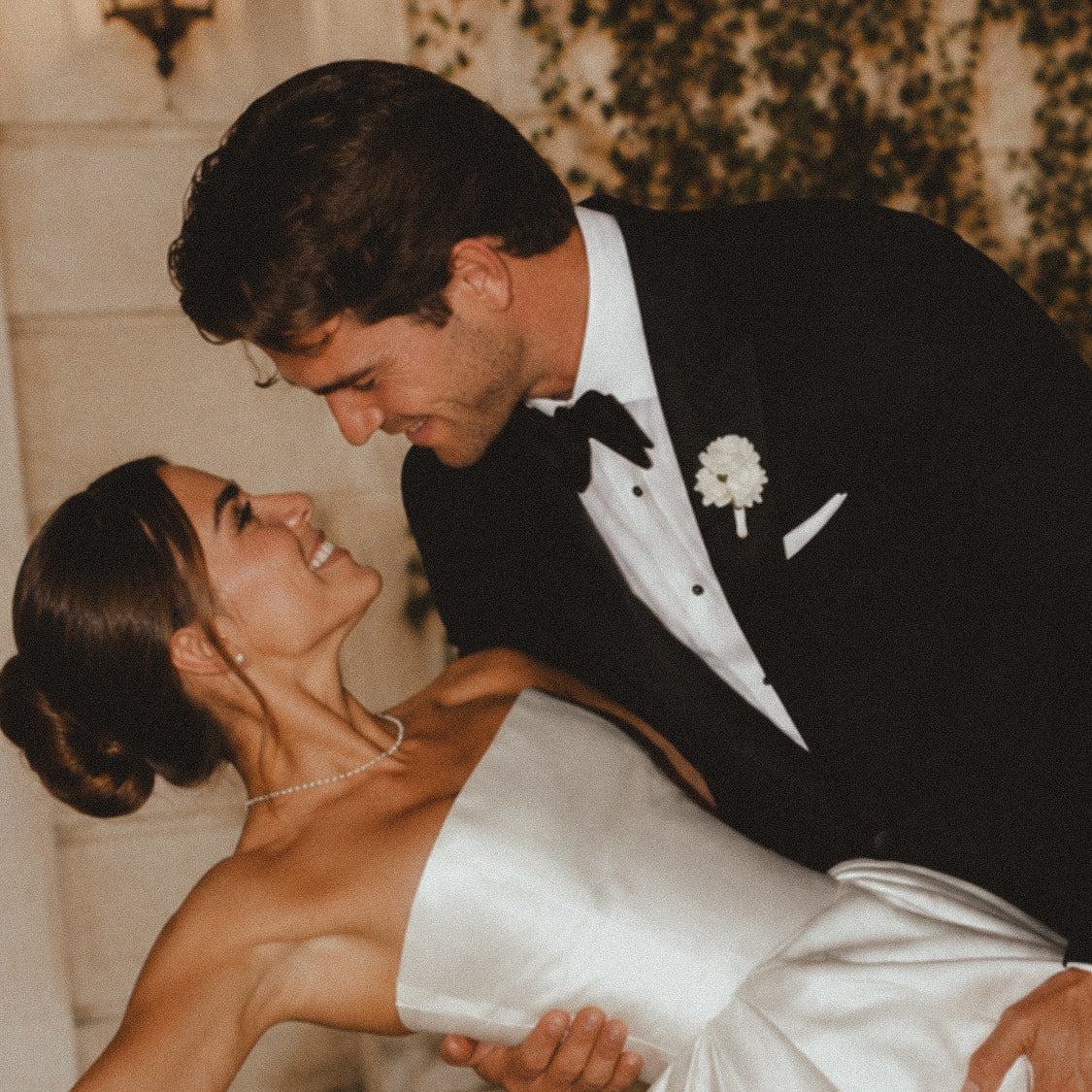 Tennis Halskette Hochzeit Weißgold Diamanten