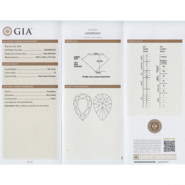 Diamant Verlobungsring aus Platin mit GIA Zertifikat