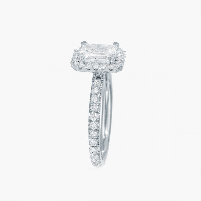 Emerald Cut Verlobungsring von Barrys Juwelierrt