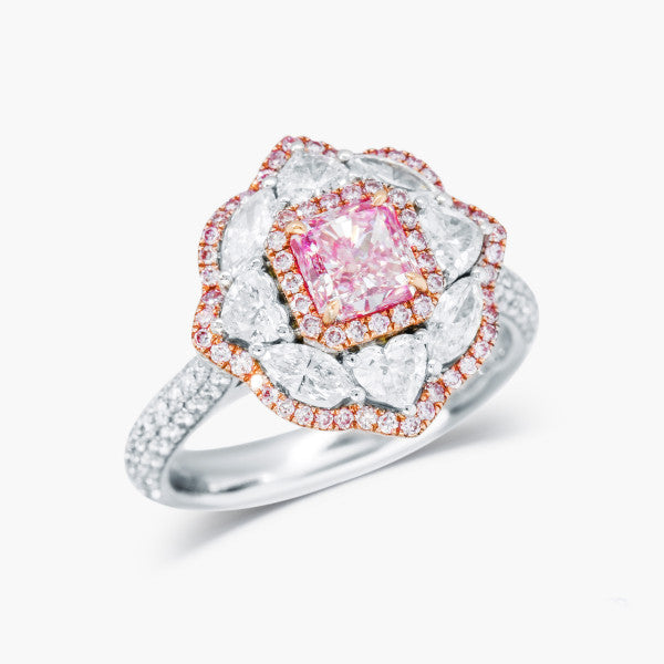 Barrys Juwelier - Farb Diamant Ring in Pink