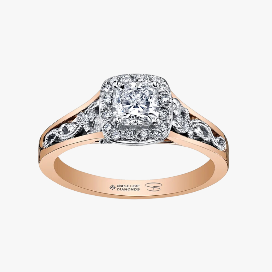 Rosegold Diamant Verlobungsring bei Barrys Juwelier