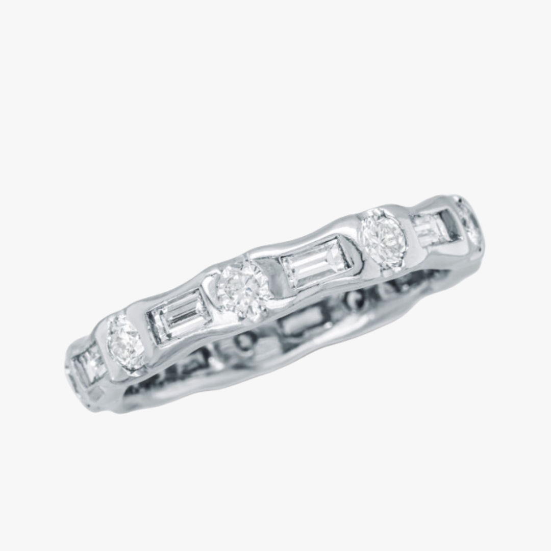 Eternity Ring 18kt Weißgold mit 1.60ct Diamanten