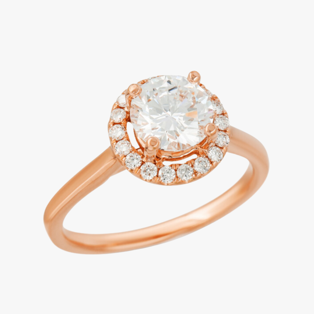 Rosegold lab-grown Diamant Ring bei Barrys Juwelier