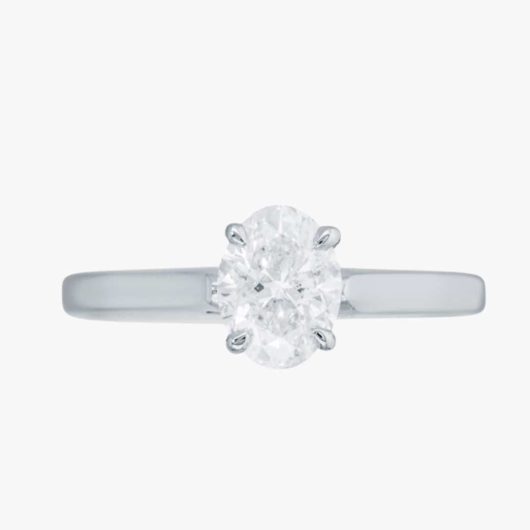 Oval Diamant Verlobungsring bei Barrys Juwelier 