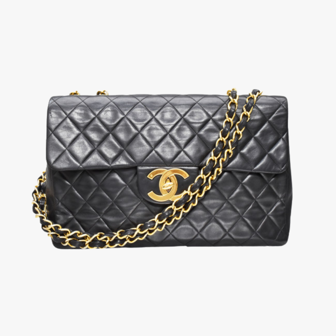 Chanel Jumbo schwarz gold Hardware